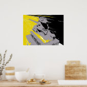 De leeuwen van Prospect Point Bridge Poster (Keuken)