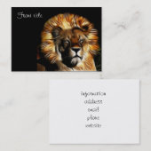 De leeuwen visitekaartje (Voorkant / Achterkant)