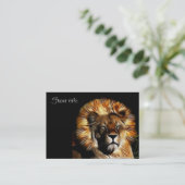 De leeuwen visitekaartje (Staand voorkant)