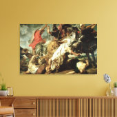 De Leeuwenjacht, 1621 Canvas Afdruk (Insitu (Woonkamer))