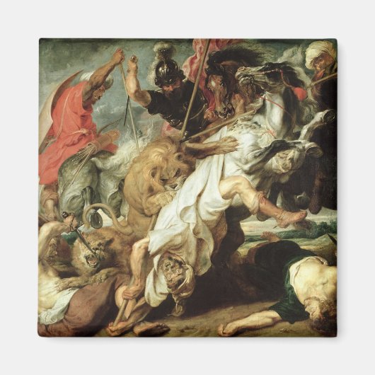 De Leeuwenjacht, 1621 Magneet (Voorkant)