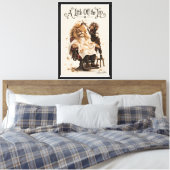 De Leeuwenkapsel Canvas Afdruk (Insitu (Slaapkamer))