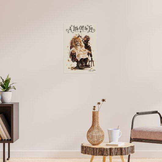 De Leeuwenkapsel Poster (Woonkamer 3)
