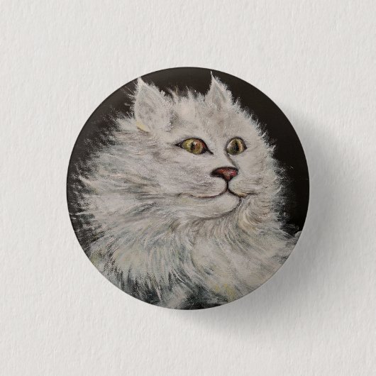 De Leeuwenkat Ronde Button 3,2 Cm (Voorkant)