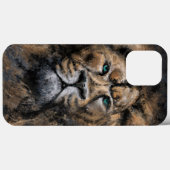 De leeuwenkoning - Abstracte kunst moderne stijl s Case-Mate iPhone Case (Achterkant (horizontaal))