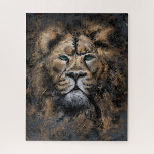 De leeuwenkoning - Abstracte kunst moderne stijl s Legpuzzel