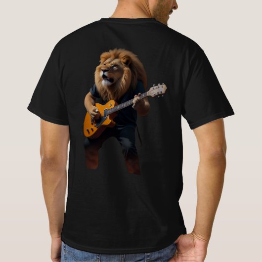 De Leeuwenkoning van Rock and Roll T-shirt (Achterkant)