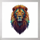 De leeuwenkunst poster (Voorkant)