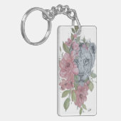 De leeuwse acrylSleutelhanger, dubbelzijdig Sleutelhanger (Voorkant Links)