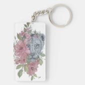 De leeuwse acrylSleutelhanger, dubbelzijdig Sleutelhanger (achterkant)