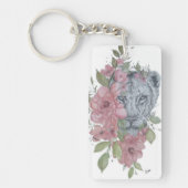De leeuwse acrylSleutelhanger, dubbelzijdig Sleutelhanger (Voorkant)