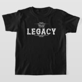 De Legacy Vaderdag Kinderen zijn zwart T-shirt (Laagn)