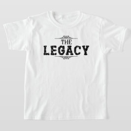 De legacy Vaderdag Unisex Kinder Wit T-shirt