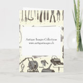 De legant tuinwerktuigen - Antiek tuinwerktuigen Kaart (Achterkant)