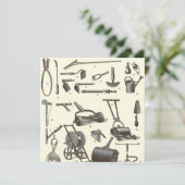 De legant tuinwerktuigen - Antiek tuinwerktuigen Kaart (Staand voorkant)