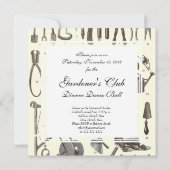 De legant tuinwerktuigen - Antiek tuinwerktuigen Kaart (Achterkant)