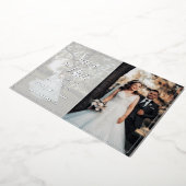 De legante Afbeelding van het Manuscript trekt spa Folie Uitnodiging (Gedraaid)