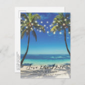 De legante Beach die de Lichten van het Koord bind Briefkaart (Voorkant / Achterkant)