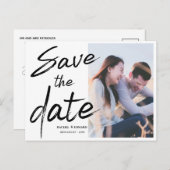 De legante de doopvont van de Borstel van de Fotob Aankondigingskaart (Voorkant / Achterkant)