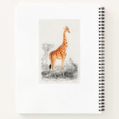 De legante Giraffe Notitieboek (Achterkant)