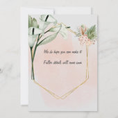 De legante leugens bewaren de DATUM - editable tek Kaart (Achterkant)