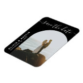 De legante moderne bruiloft van het Manuscript spa Magneet (Linkerzijde)