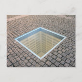 De lege bibliotheek, Berlijn, Duitsland Briefkaart (Voorkant)