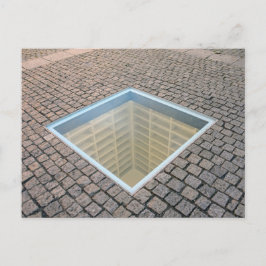 De lege bibliotheek, Berlijn, Duitsland Briefkaart