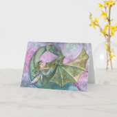 De Lege Kaart van de Draak van de fee door Molly (Gele Bloem)