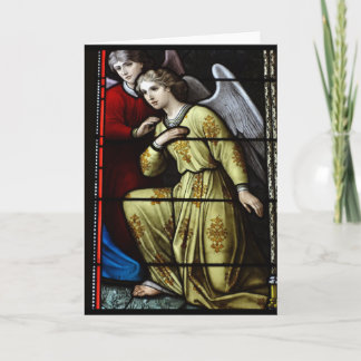 De Lege Kaart van de Engel van het Glas in lood