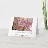 De Lege Kaart van de Moederdag van Glads (Achterkant)