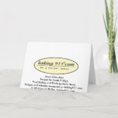 De lege Kaart van de Nota - de Kaart van het Man (Achterkant)