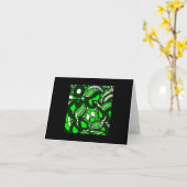 De lege Kaart van de Nota (Groene Bellen) (Gele Bloem)