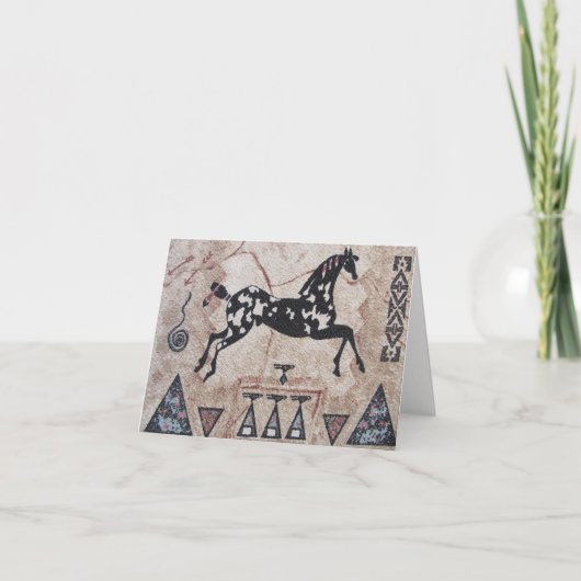 De lege Kaart van de Nota--Inheems Amerikaans Art. (Voorkant)