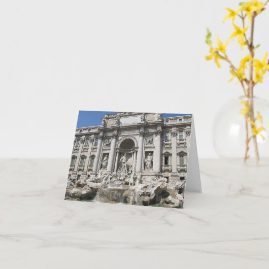 De lege Kaart van de Nota--Trevi Fontein (Gele Bloem)