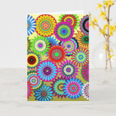 De Lege Kaart van flower power (Gele Bloem)