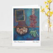 De lege kaart van Groeten met origineel kunstwerk (Gele Bloem)