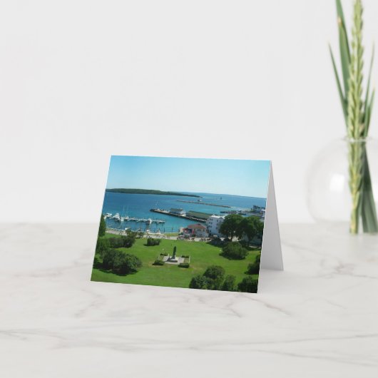 De Lege Kaart van het Eiland van Mackinac (Voorkant)