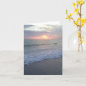 De lege Kaart van het Strand van de Zonsondergang (Gele Bloem)