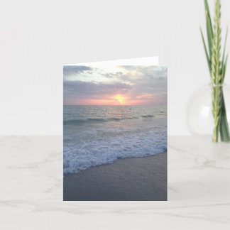 De lege Kaart van het Strand van de Zonsondergang