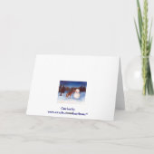 De Lege Kaart van Kerstmis van de nieuwsgierigheid (Achterkant)