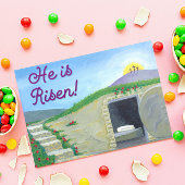 De lege Kaart van Pasen van het Graf