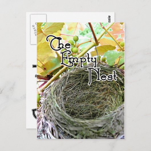 De lege nest briefkaart (Voorkant / Achterkant)