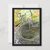 De lege nest kaart (Voorkant)