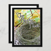 De lege nest kaart (Voorkant / Achterkant)