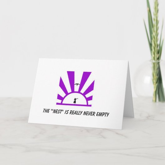 De lege nest kaart (Voorkant)