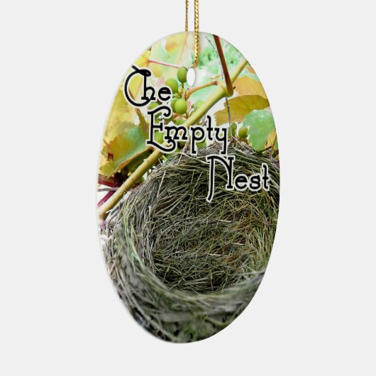 De lege nest keramisch ornament (Rechts)