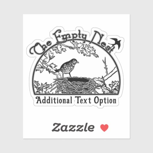 De lege nest sticker (Vel)