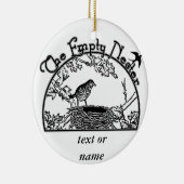 De lege nesten keramisch ornament (Rechts)