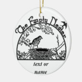 De lege nesten keramisch ornament (Links)